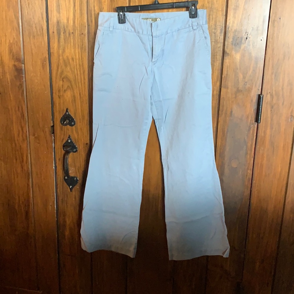 Bootcut blue khakis
